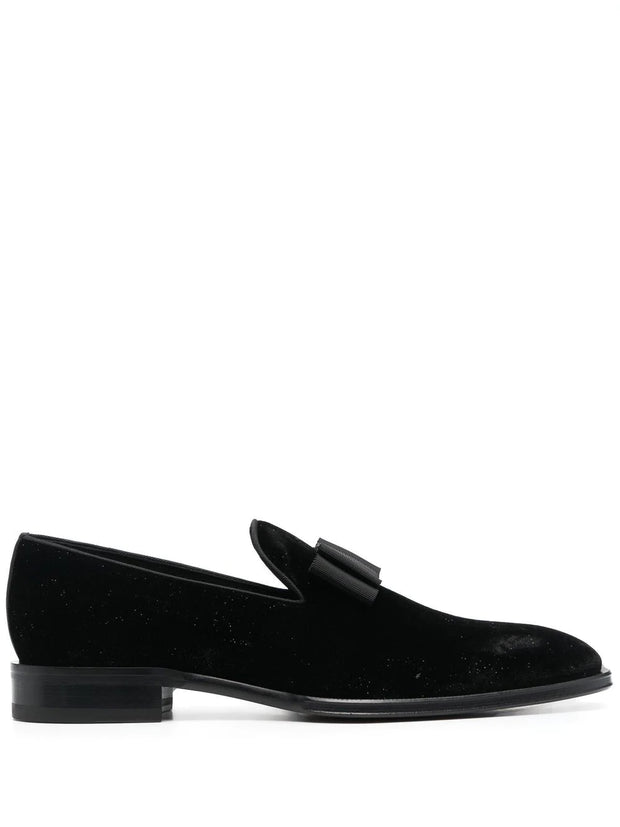 DSQUARED2 - almond-toe bow-detail loafers