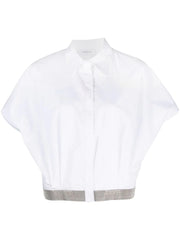 FABIANA FILIPPI - short-sleeved poplin shirt