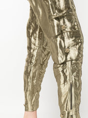 Ralph Lauren Collection - metallic cargo pants