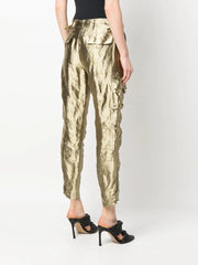 Ralph Lauren Collection - metallic cargo pants