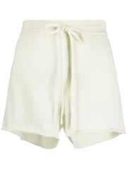 Portofino Drawstring Cashmere Shorts - White Tea