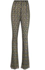 Philosophy di Lorenzo Serafini - high-waisted floral pattern trousers