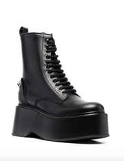 DSQUARED2 - platform lace-up ankle boots