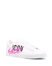 DSQUARED2 - logo-print lace-up trainers