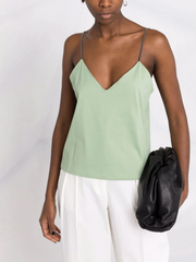 FABIANA FILIPPI - studded cotton tank top