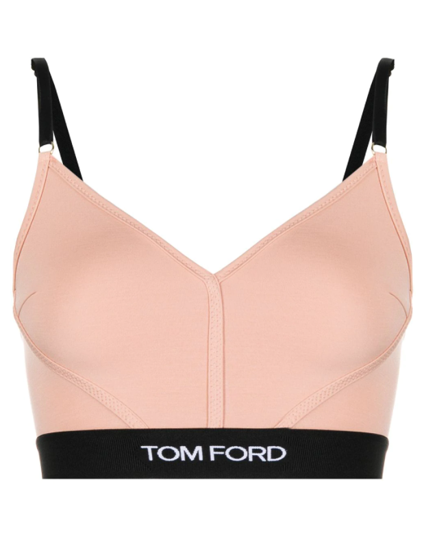 TOM FORD - signature logo cropped tank top